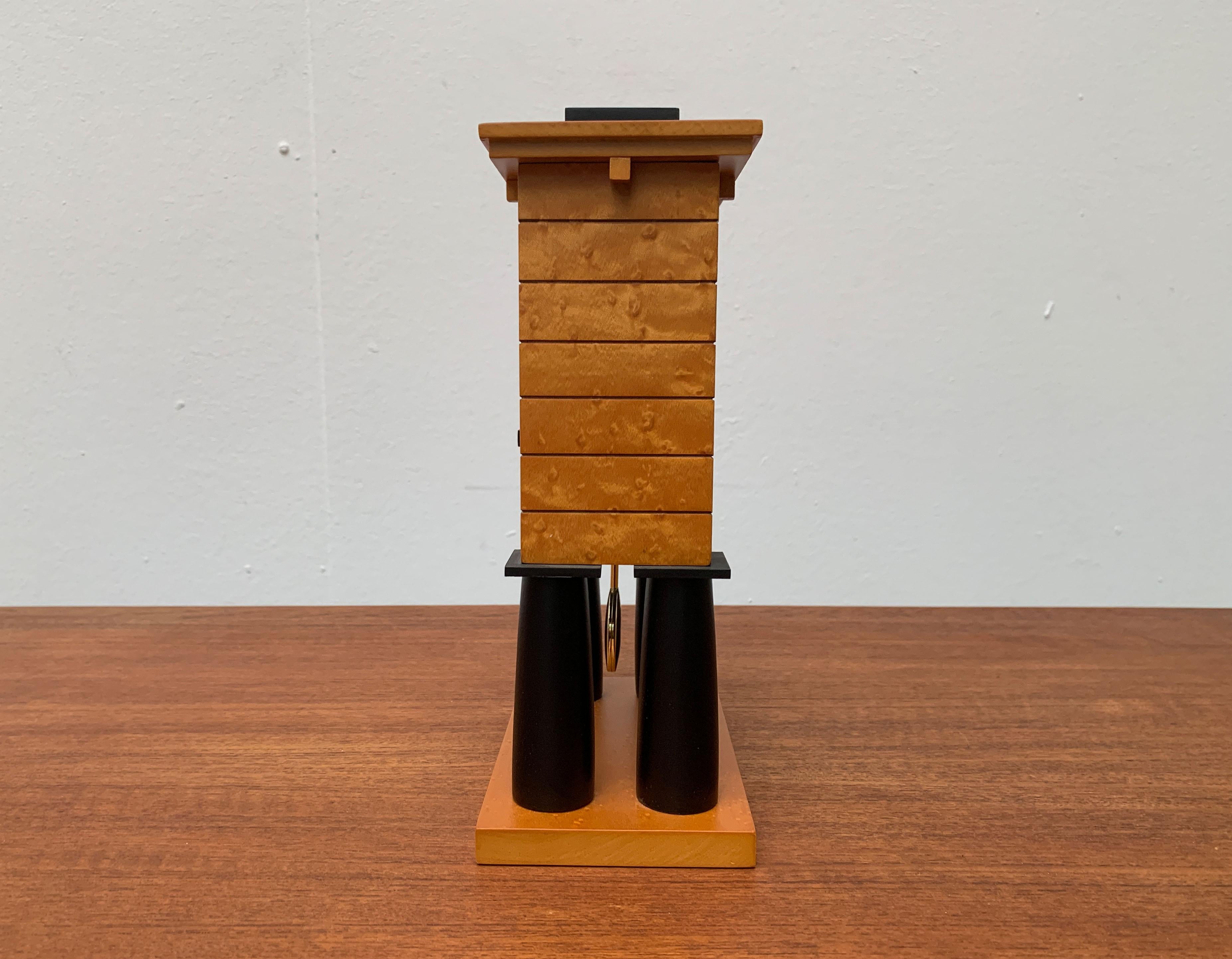 Postmodern Italian Mantel Clock by Michael Graves for Alessi, 1980s For Sale 2