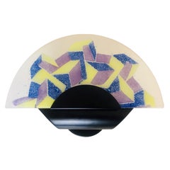 Postmodern Italian Murano Glass Wall Sconces, 1980s