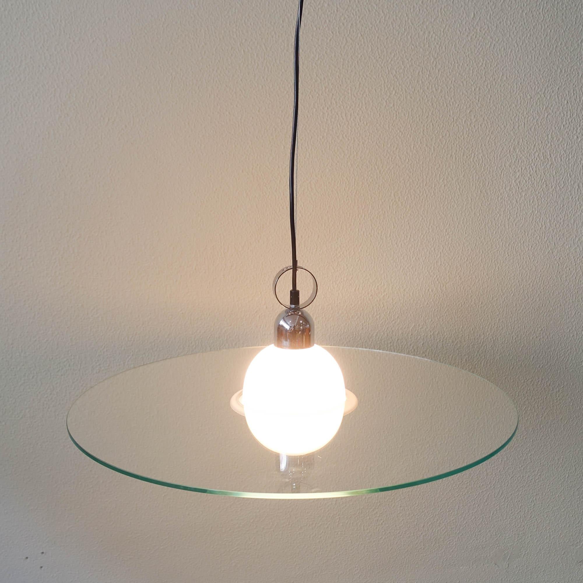 Late 20th Century Postmodern Italian Pendant Lamp, 1980's For Sale