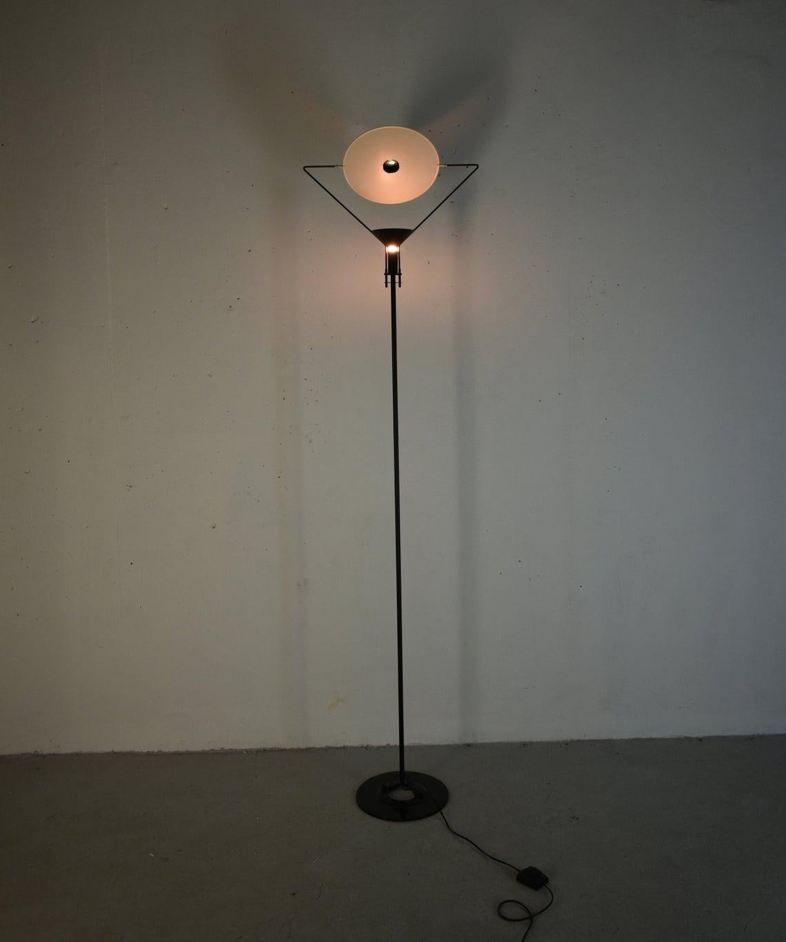 Lacquered Postmodern Italian 'Polifemo' Floor Lamp, Carlo Forcolini for Artemide, 1980s