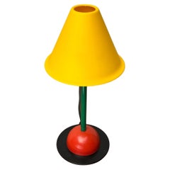 Postmodern IKEA Table Lamp, Metal & Plastic, Memphis Style, 1980s