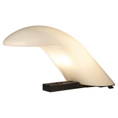 Postmodern Italian Table Lamp in Opaline Glass