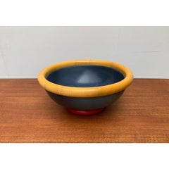 Postmodern Italian Wooden Bowl by Pietro Manzoni, 1980s