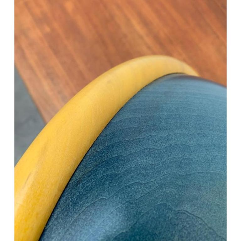 Postmodern Italian Wooden Bowl by Pietro Manzoni, 1980s For Sale 1
