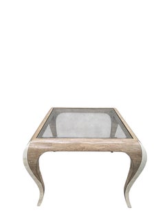 Postmodern Karl Springer Style Sculptural Coffee Table