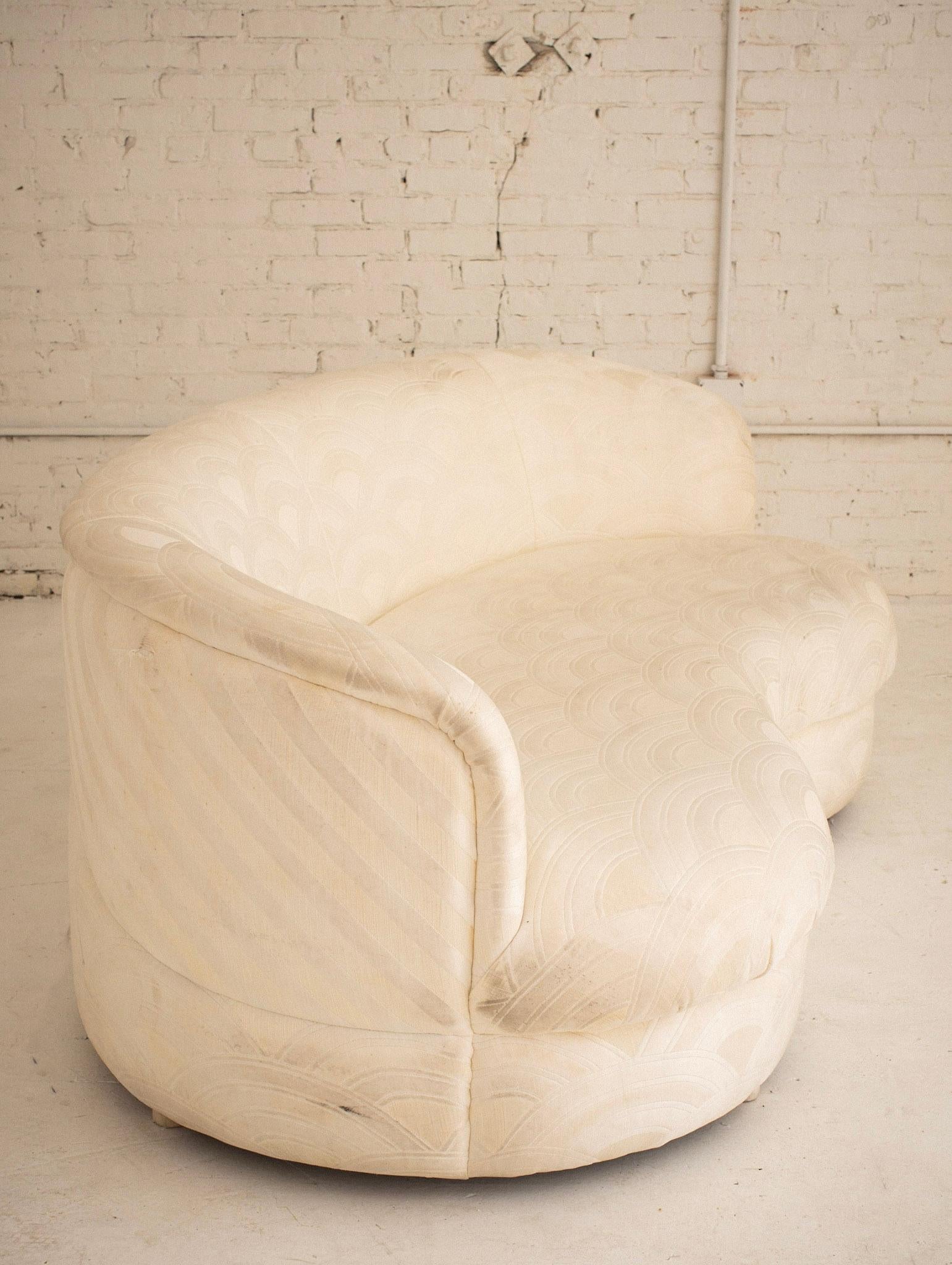 Post-Modern Postmodern Kidney Cloud Form Sofa