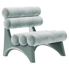 Postmodern Kintai Armchair with Arched Structure by Mavo Atelier, Handmade
