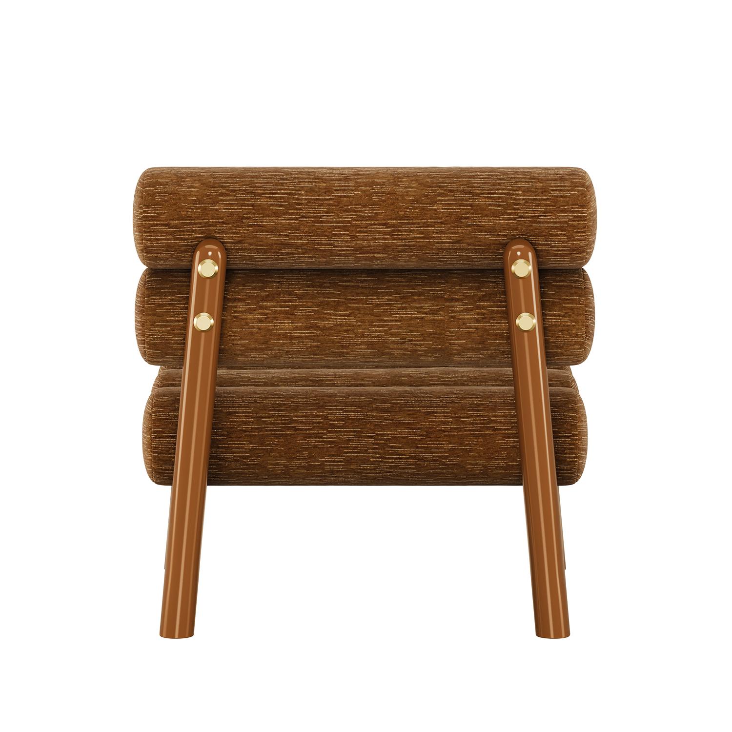 Fait main Fauteuil postmoderne Kintai à structure arquée par Mavo Atelier, fait main en vente