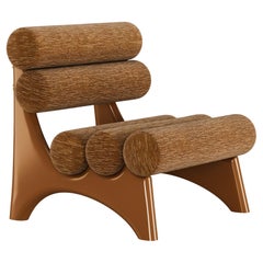 Postmodern Kintai Armchair with Arched Structure by Mavo Atelier, Handmade