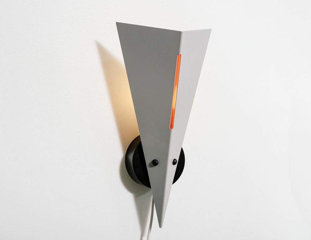 Postmodern 'Kite' Sconce Lamp by Dijkstra, Holland 1