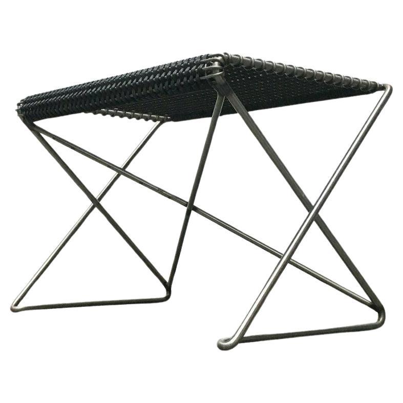 Postmodern Kreuzschwinger Ottomane Footstool by Till Behrens for Schlubach