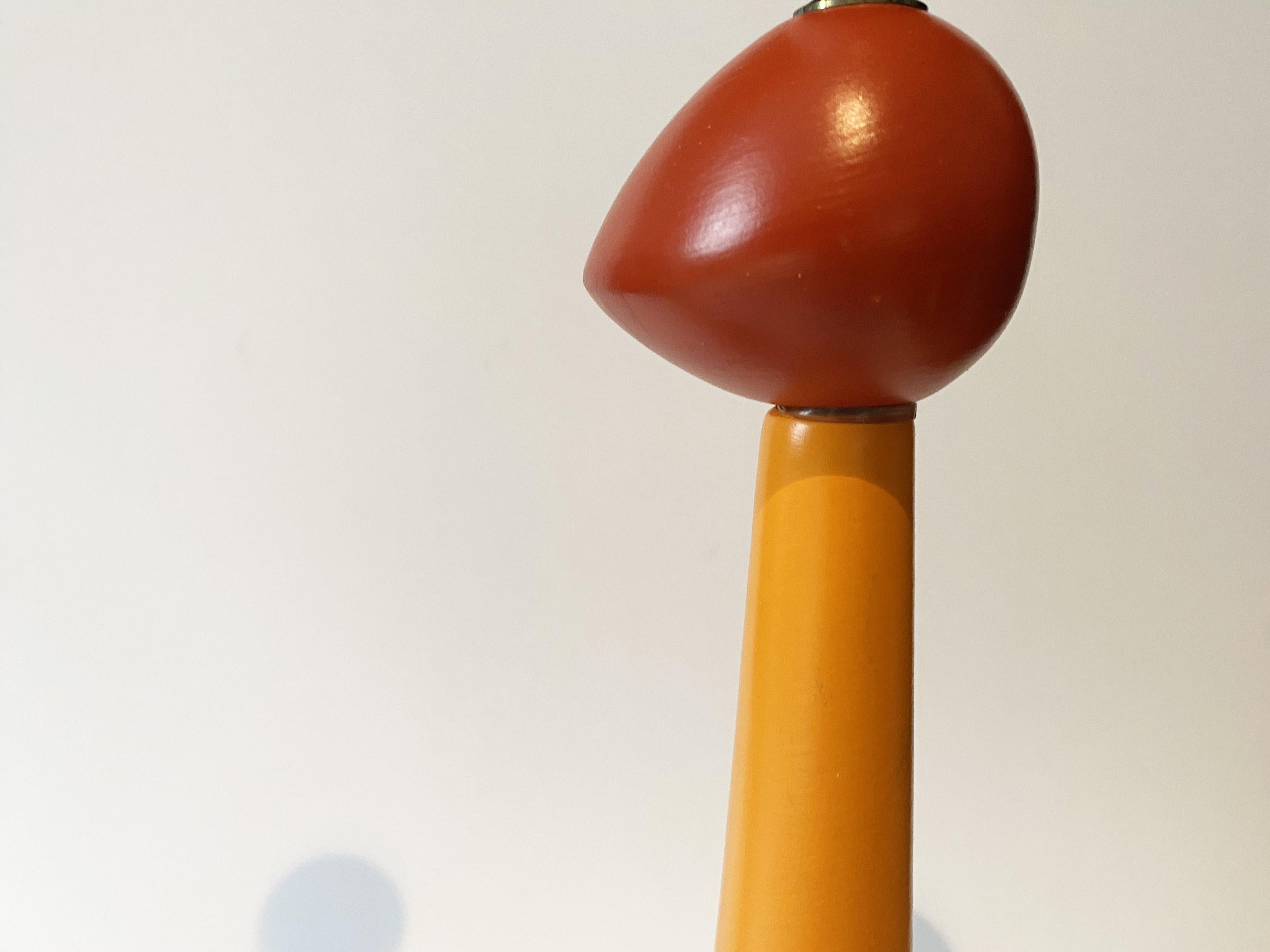French Postmodern Lamps in Ceramic, style of Memphis Milano or Olivier Villatte, 1980s.