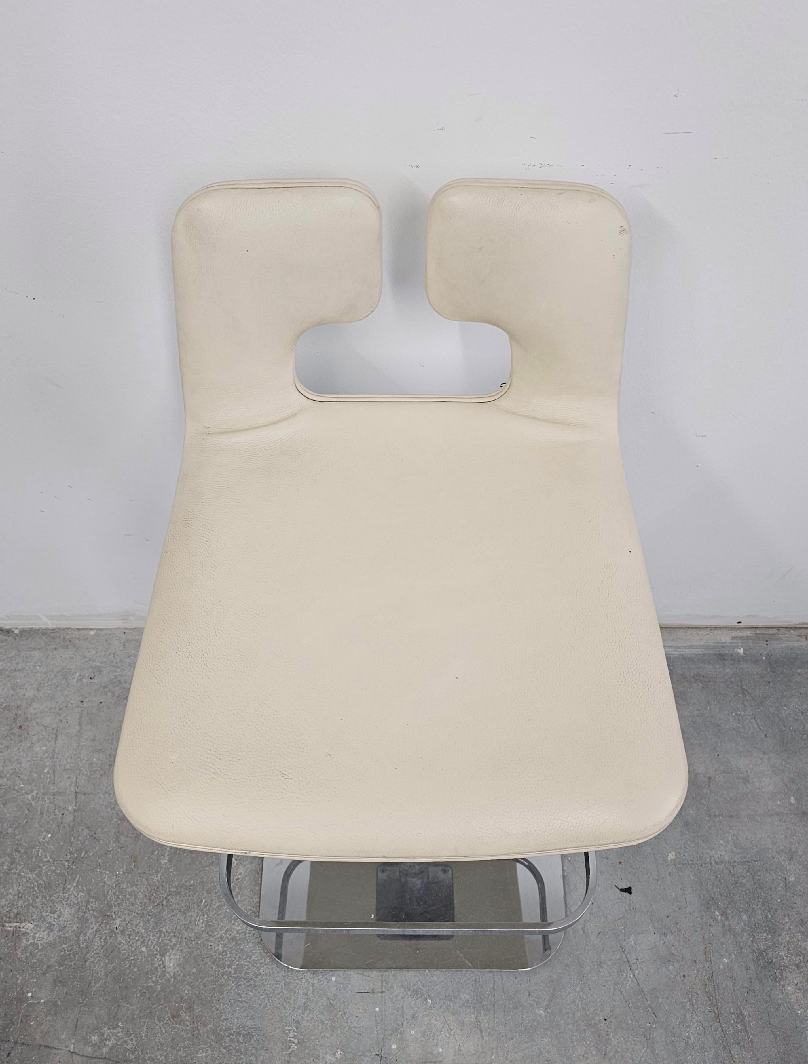 Taburetes de bar de cuero postmodernos diseñados por Massimo Iosa Ghini para Poltrona Frau en venta 6