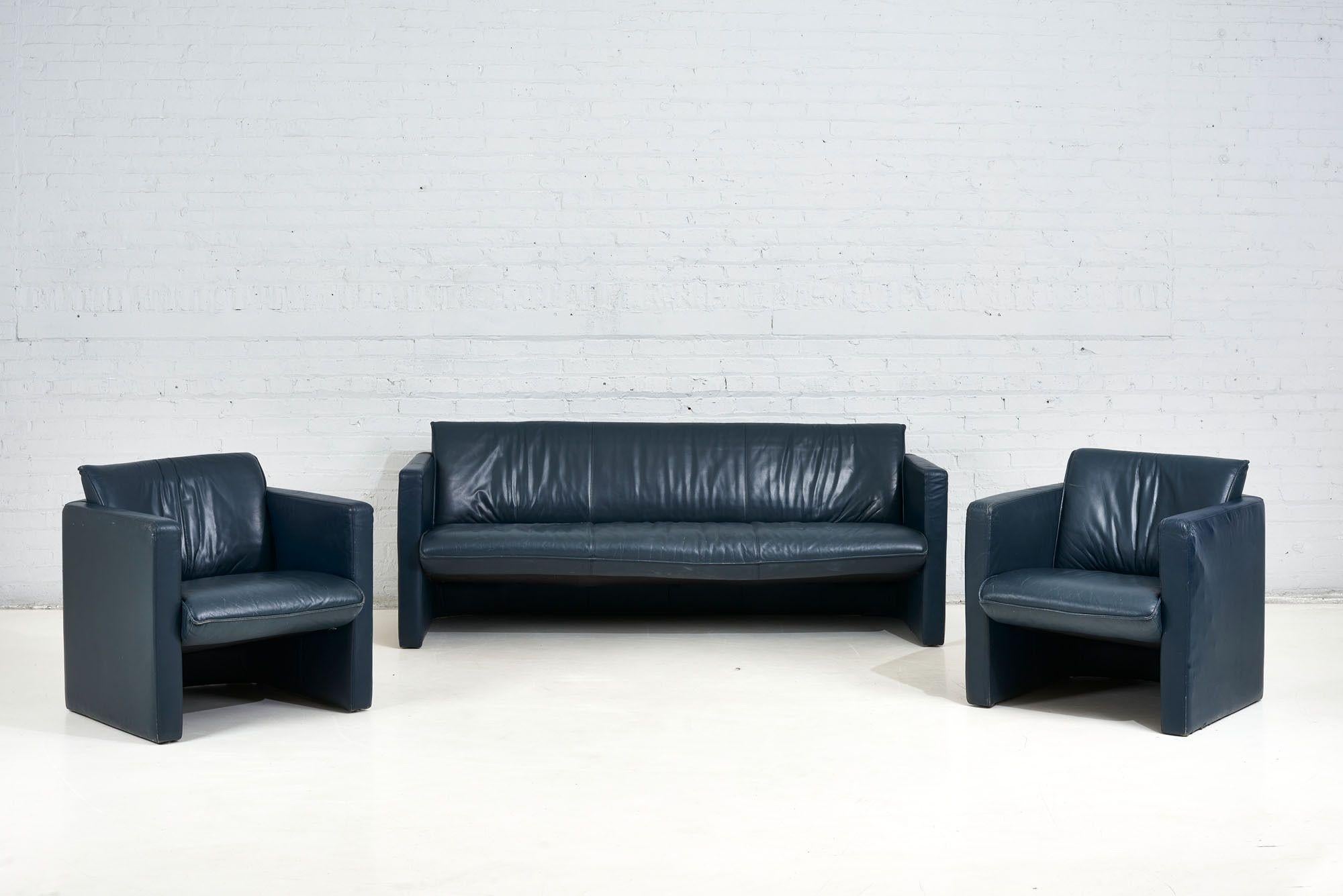 Post Modern Leather Sofa by Leolux, 1970 For Sale 5