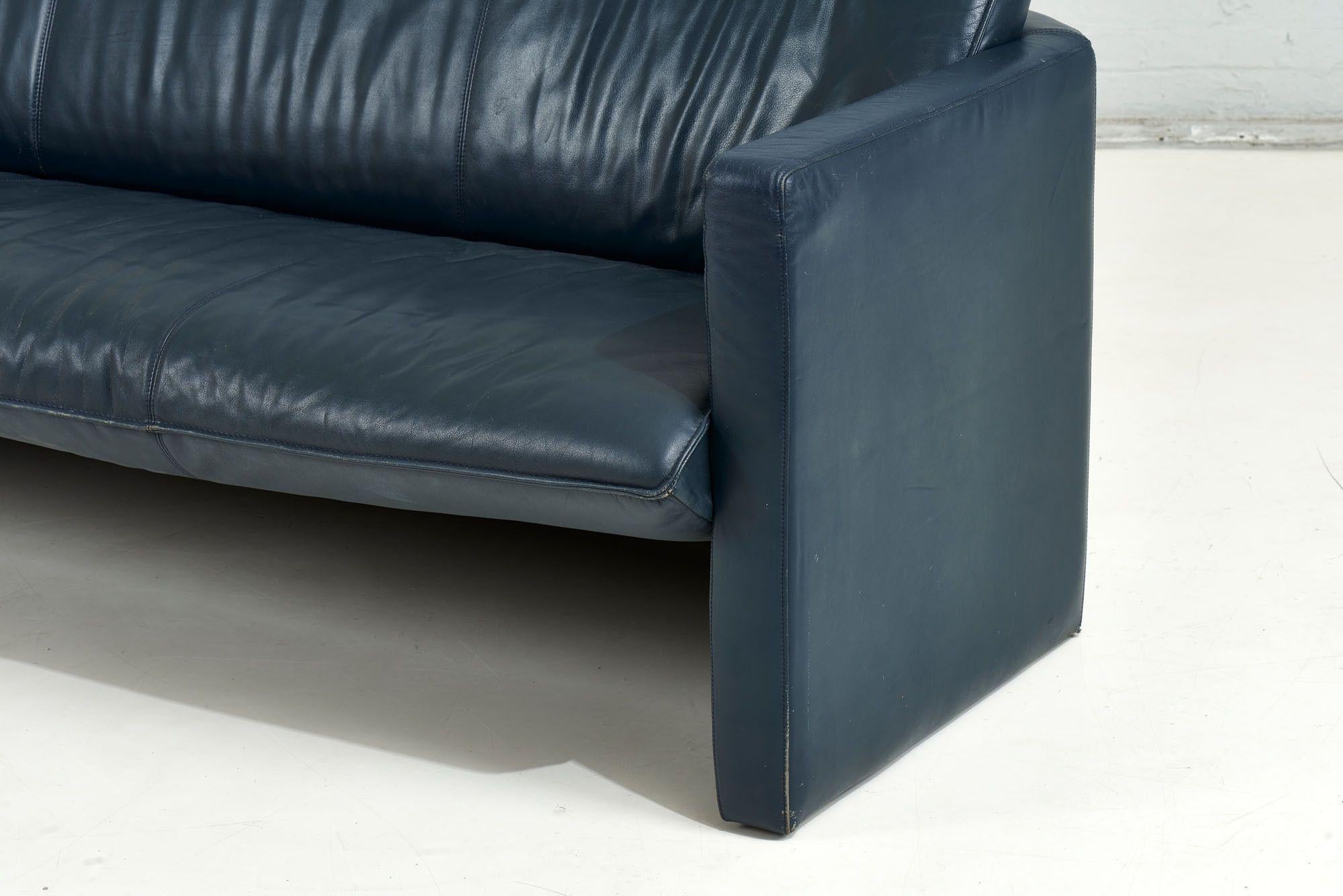 Post Modern Leather Sofa by Leolux, 1970 2