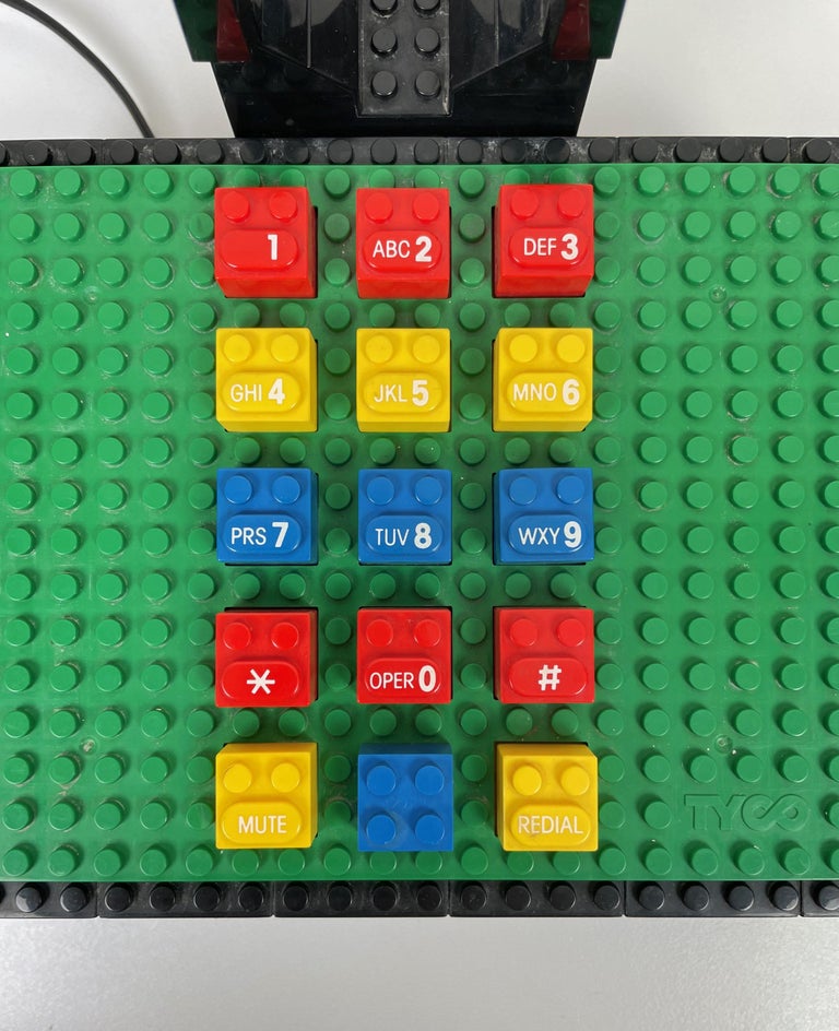 høste Munk Bekræfte Postmodern “LEGO” Telephone Phone by Tyco For Sale at 1stDibs