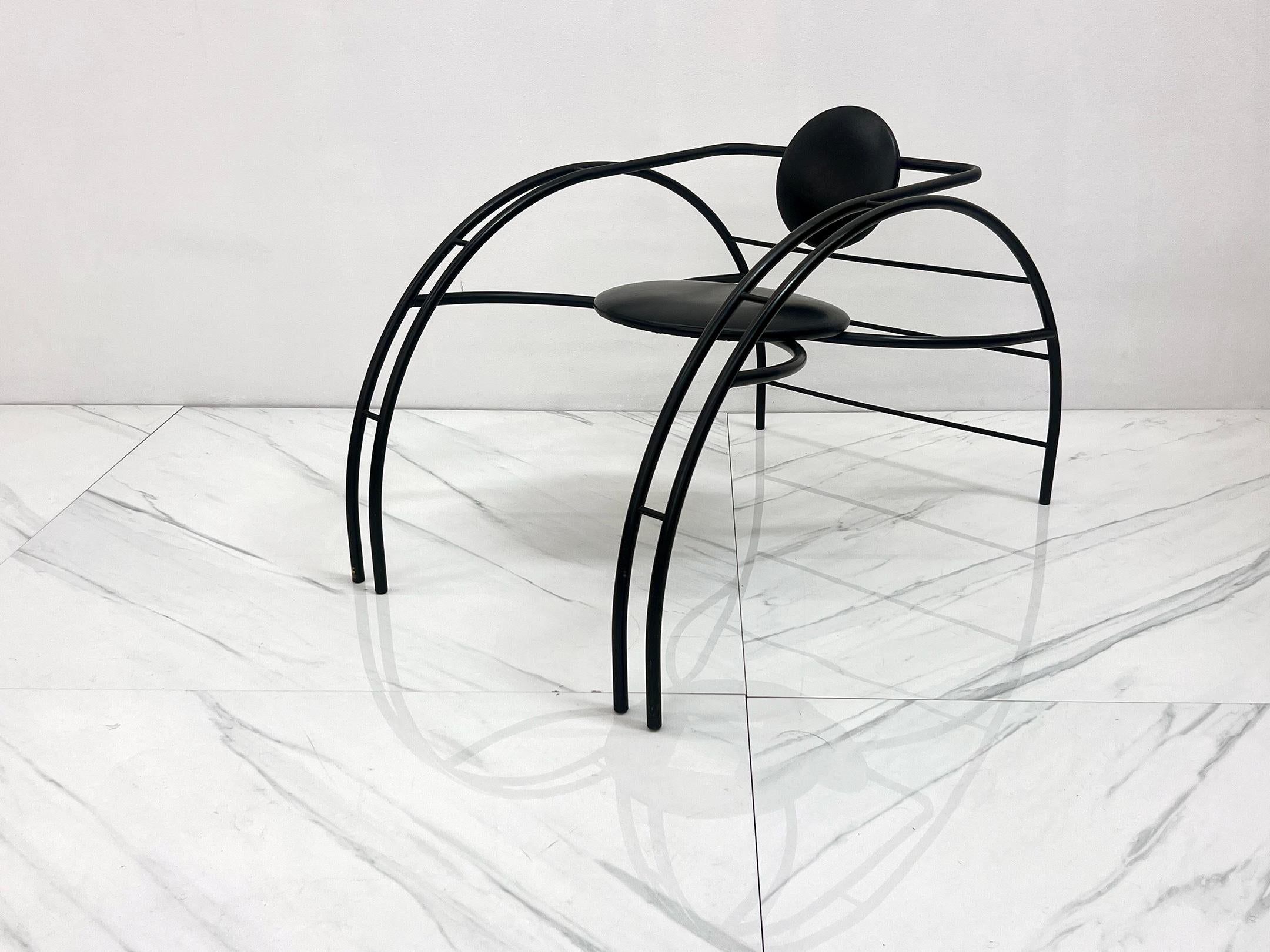 Postmodern Les Amisca Quebec 69 Spider Chair In Good Condition For Sale In Culver City, CA