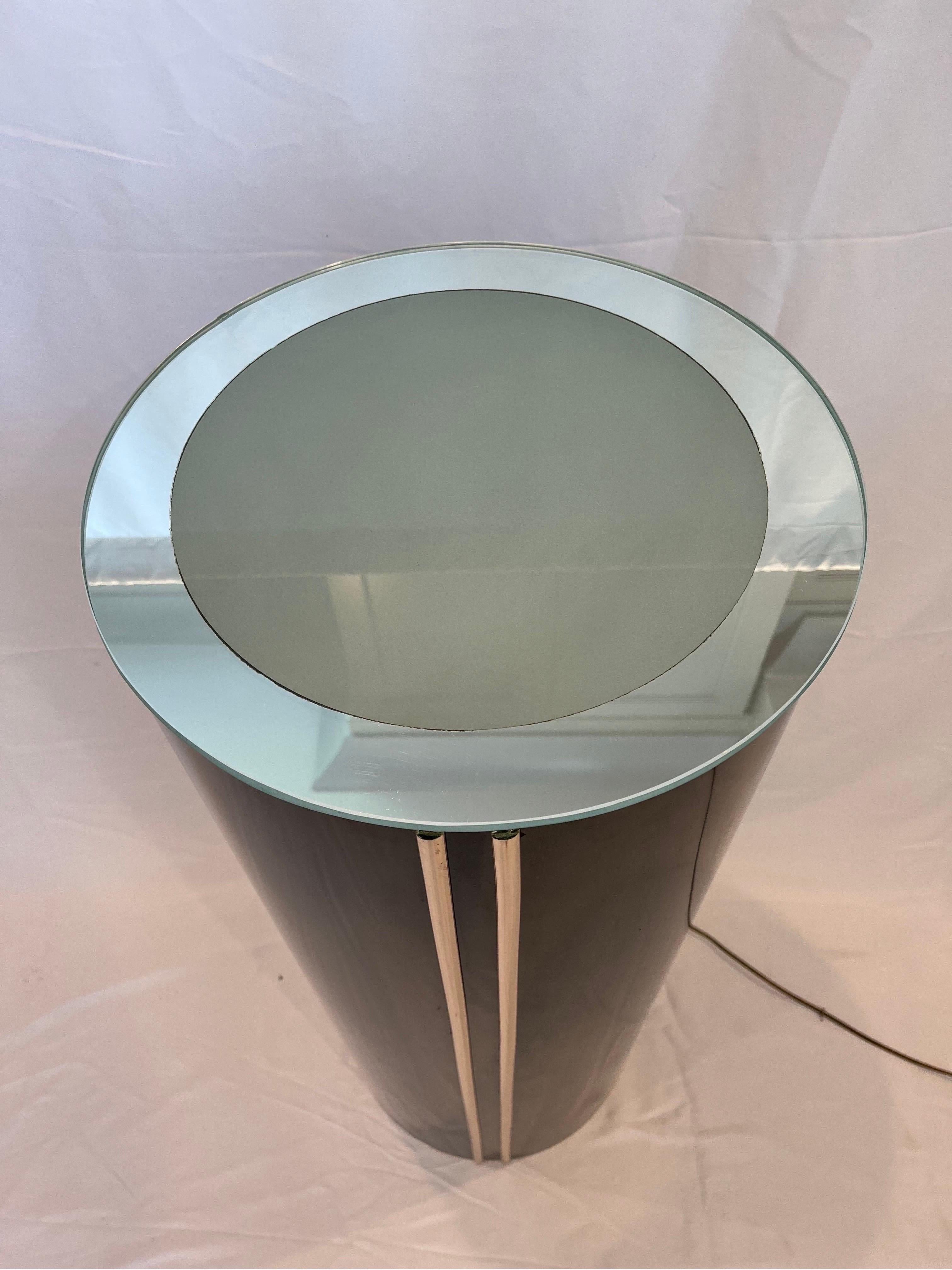 American Postmodern Lighted Pedestal For Sale