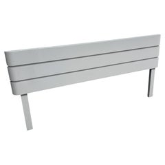 Postmodern Lights Gray Gloss Laminate King Size Headboard