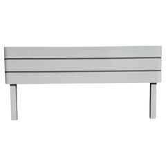 Postmodern Lights Gray Gloss Laminate King Size Headboard