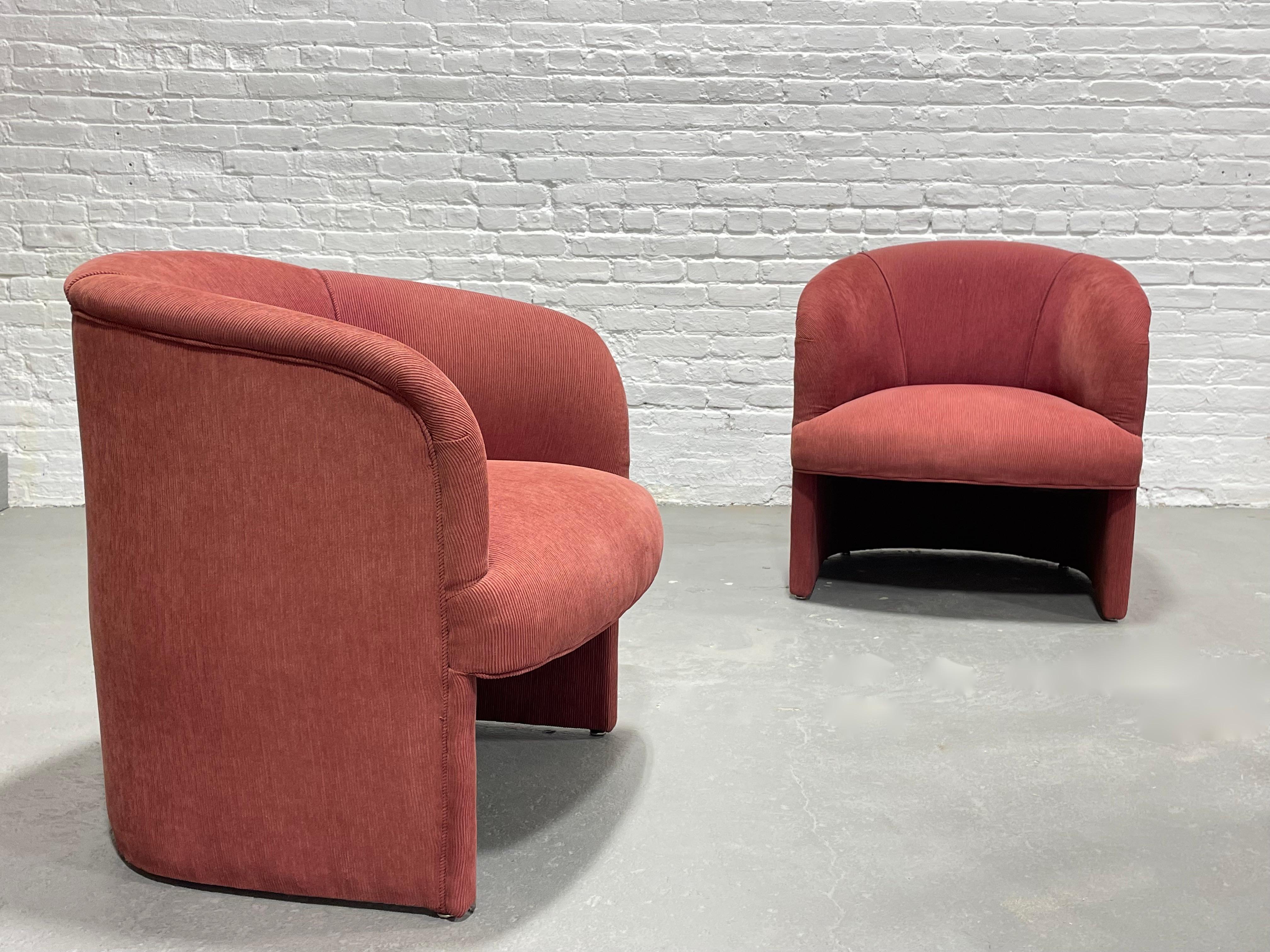Postmodern Lounge Chairs / Armchairs, a Pair For Sale 7