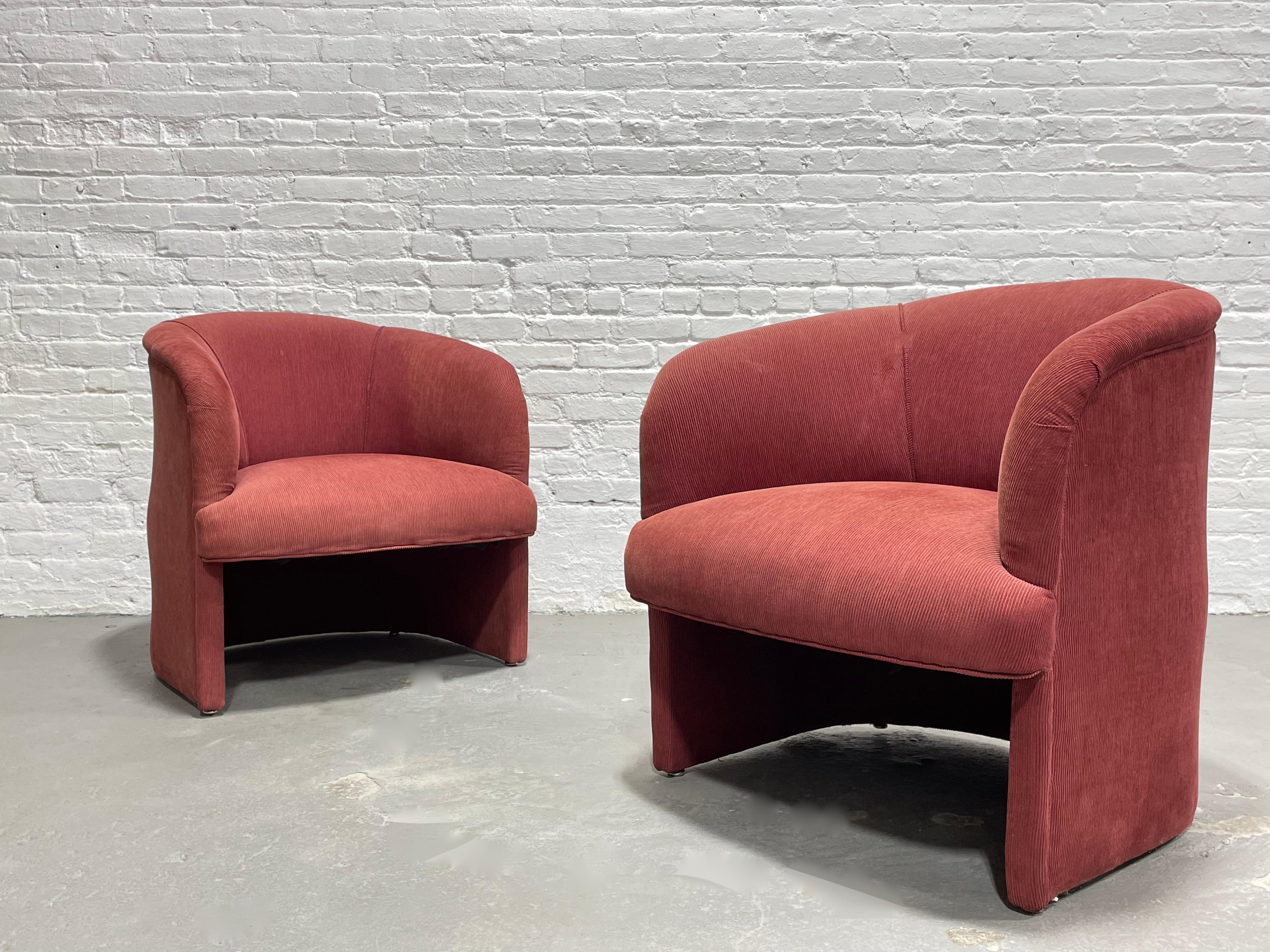 Postmodern Lounge Chairs / Armchairs, a Pair For Sale 3