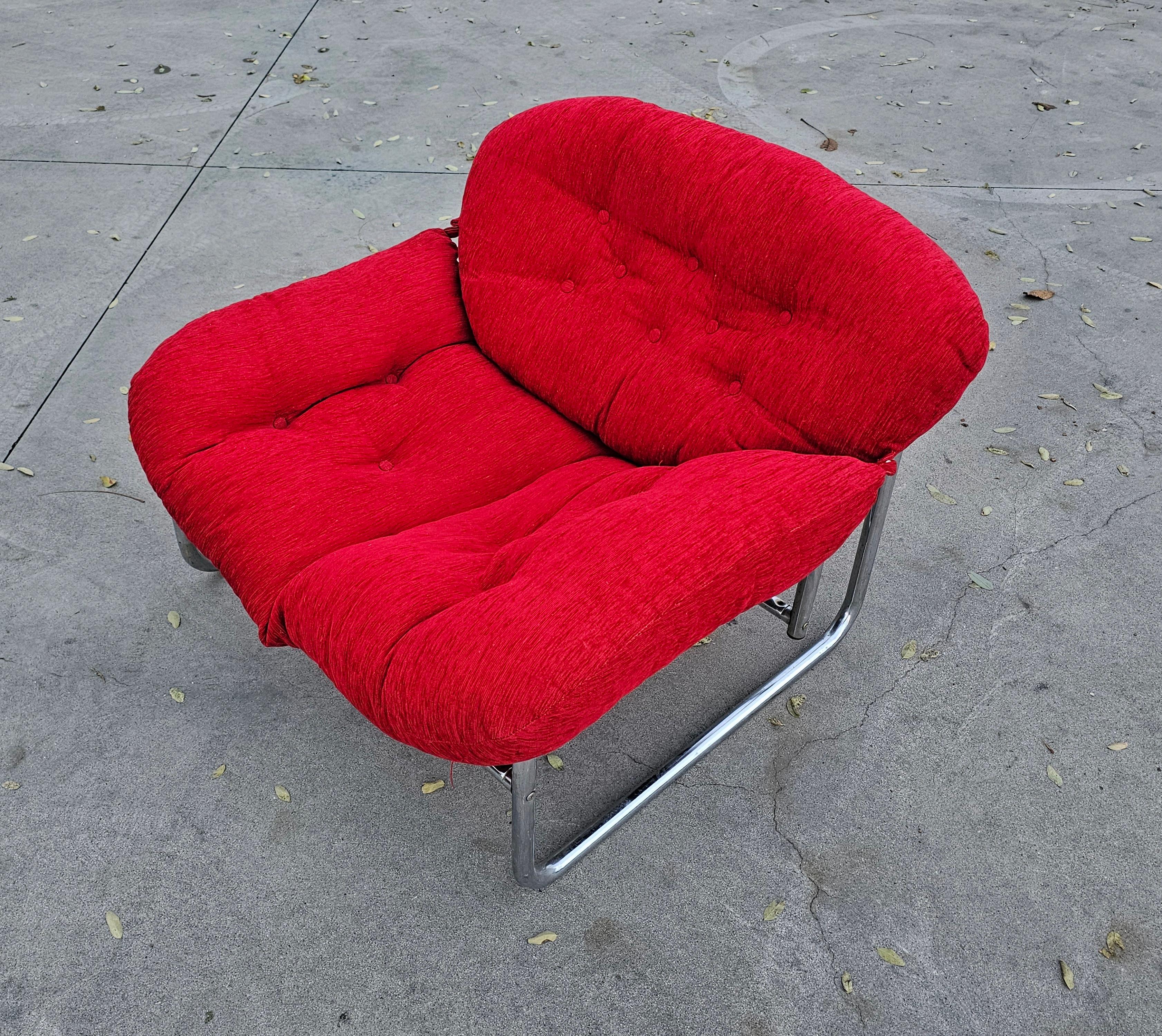 Swedish Postmodern Lounge Chairs designed by Johan Bertil Häggström for Swed Form, 1970s For Sale