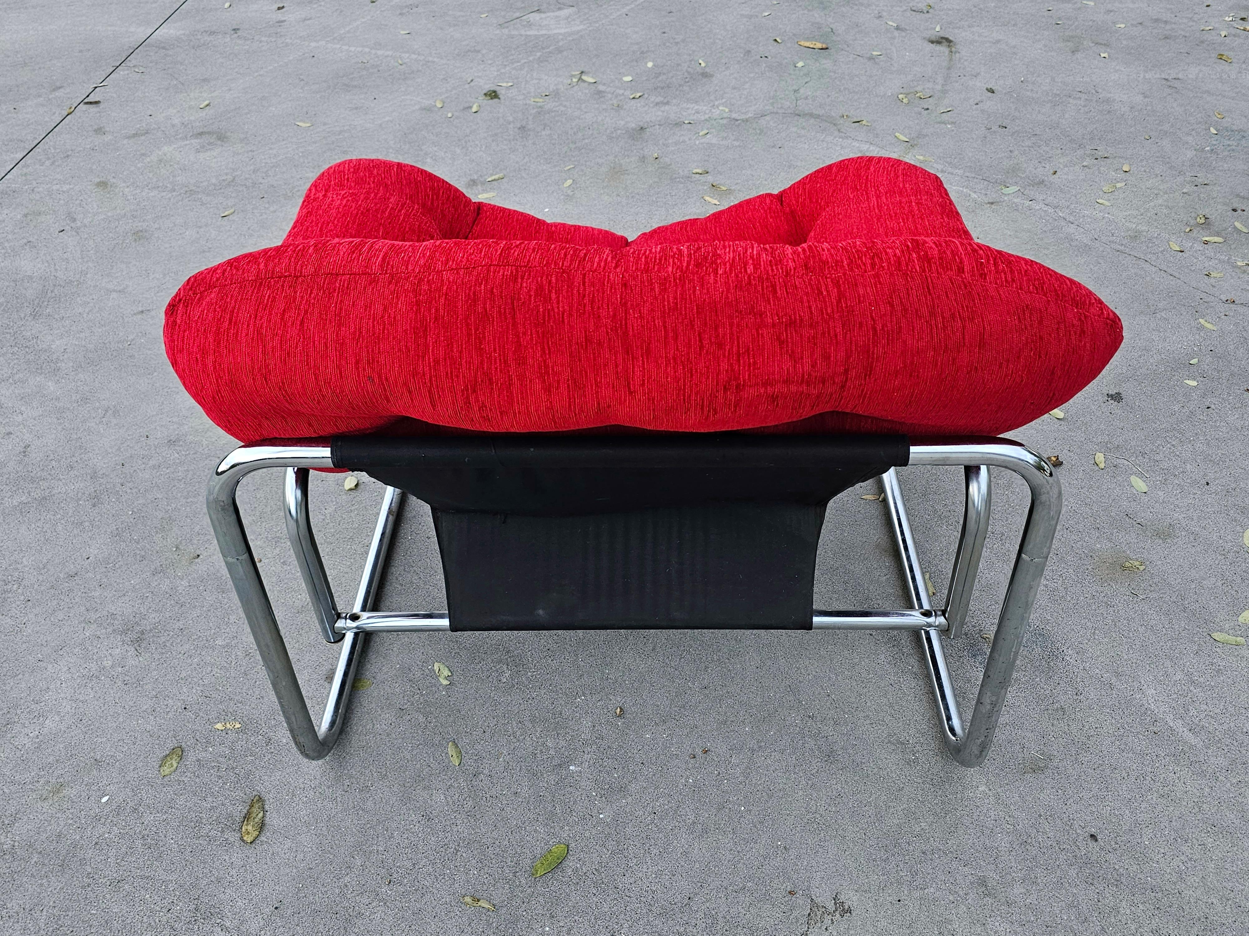 Velvet Postmodern Lounge Chairs designed by Johan Bertil Häggström for Swed Form, 1970s For Sale
