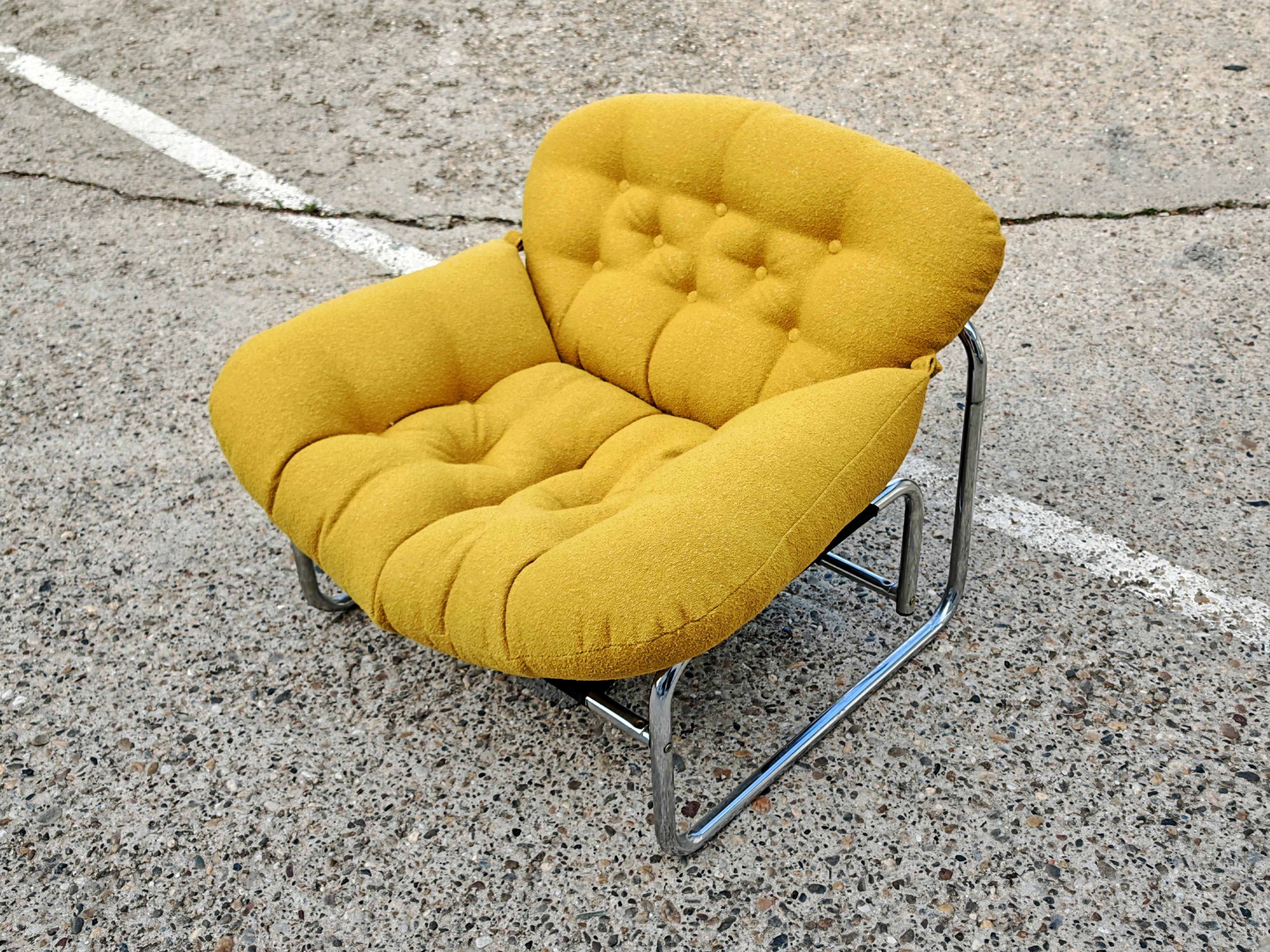 Postmodern Lounge Chairs designed by Johan Bertil Häggström for Swed Form, 1973 In Excellent Condition For Sale In Beograd, RS