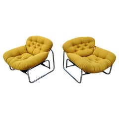 Postmodern Lounge Chairs designed by Johan Bertil Häggström for Swed Form, 1973 Postmodern Lounge Chairs designed by Johan Bertil Häggström for Swed Form, 1973