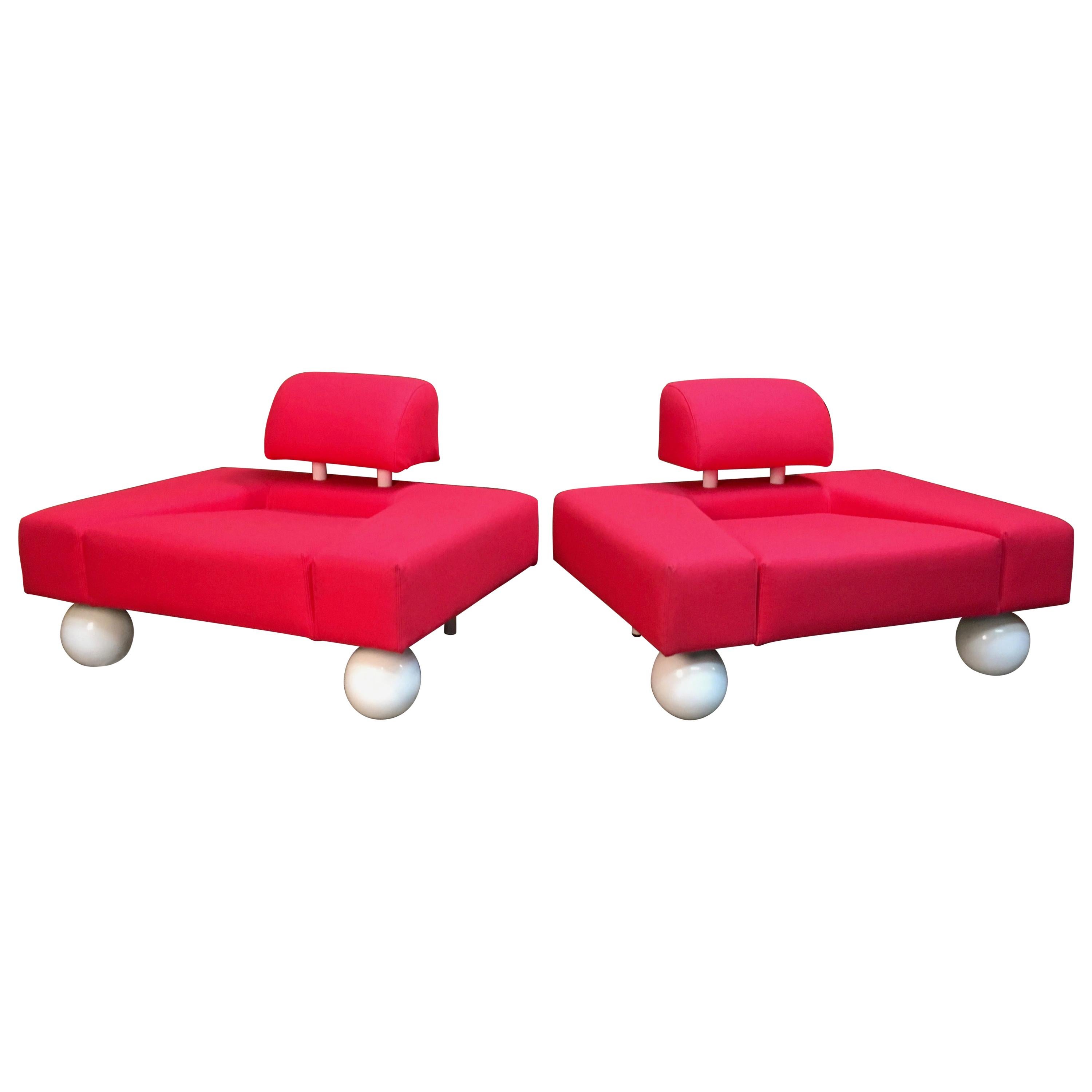 Postmodern Lounge Chairs 