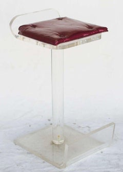 Postmodern Lucite Bar Stools set of Four