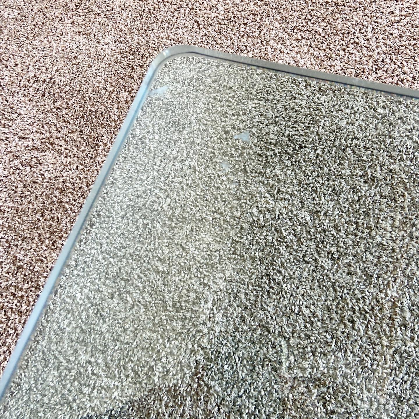 20th Century Postmodern Lucite Glass Top Coffee Table For Sale