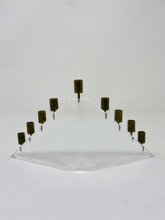 Postmodern Lucite Menorah