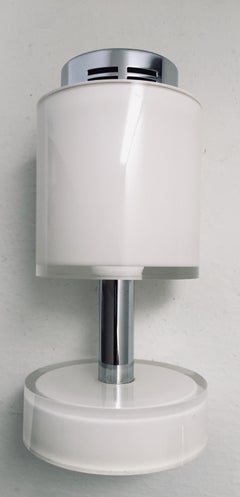 Postmodern Lucite White Table Lighter Sarome Japan