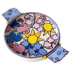 Postmodern Lynn Sherban Op Art Catchall Vide Poche