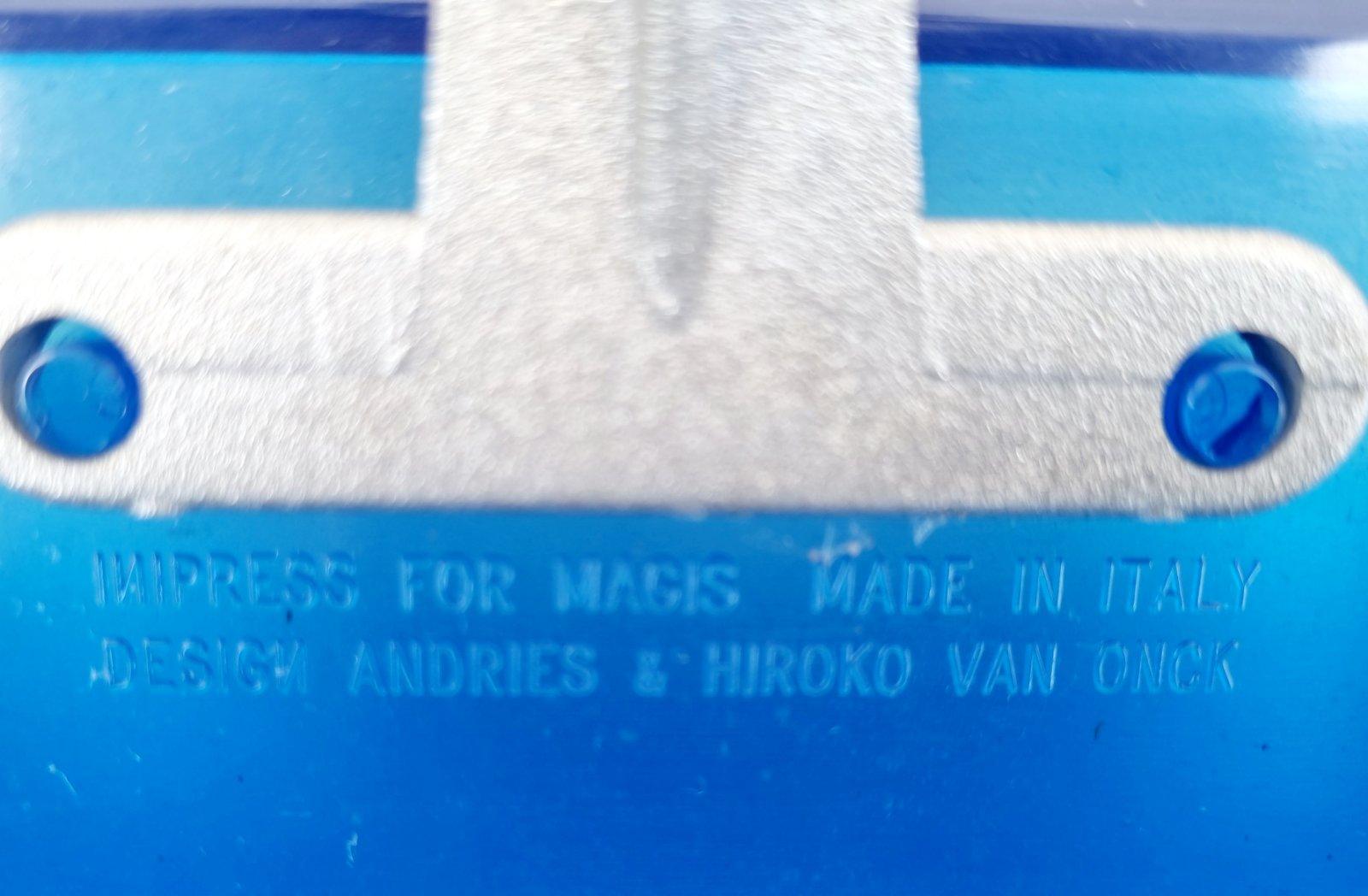 Postmoderner Zeitschriftenständer von Andries & Hiroko van Onck, Magis, Italien 90er Jahre im Angebot 5
