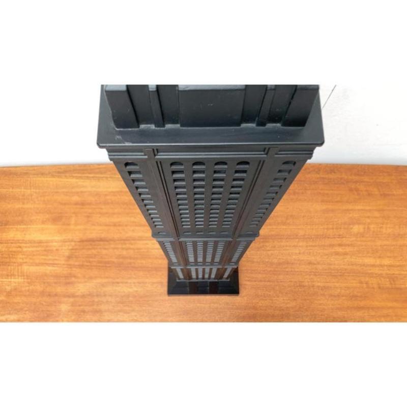 Postmodern Manhattan 5th Avenue CD Rack Tower from Koziol, Germany, 1990s, in Very Good conditions. Designed 1990 to 1999 This piece has an attribution mark.

Additional information:
Materials: Plastic
Color: Black
Styles: Memphis,