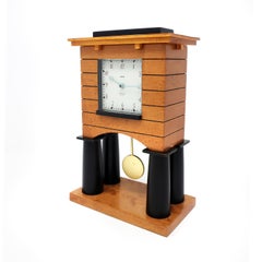 Postmodern Mantle Clock by Michael Graves for Alessi