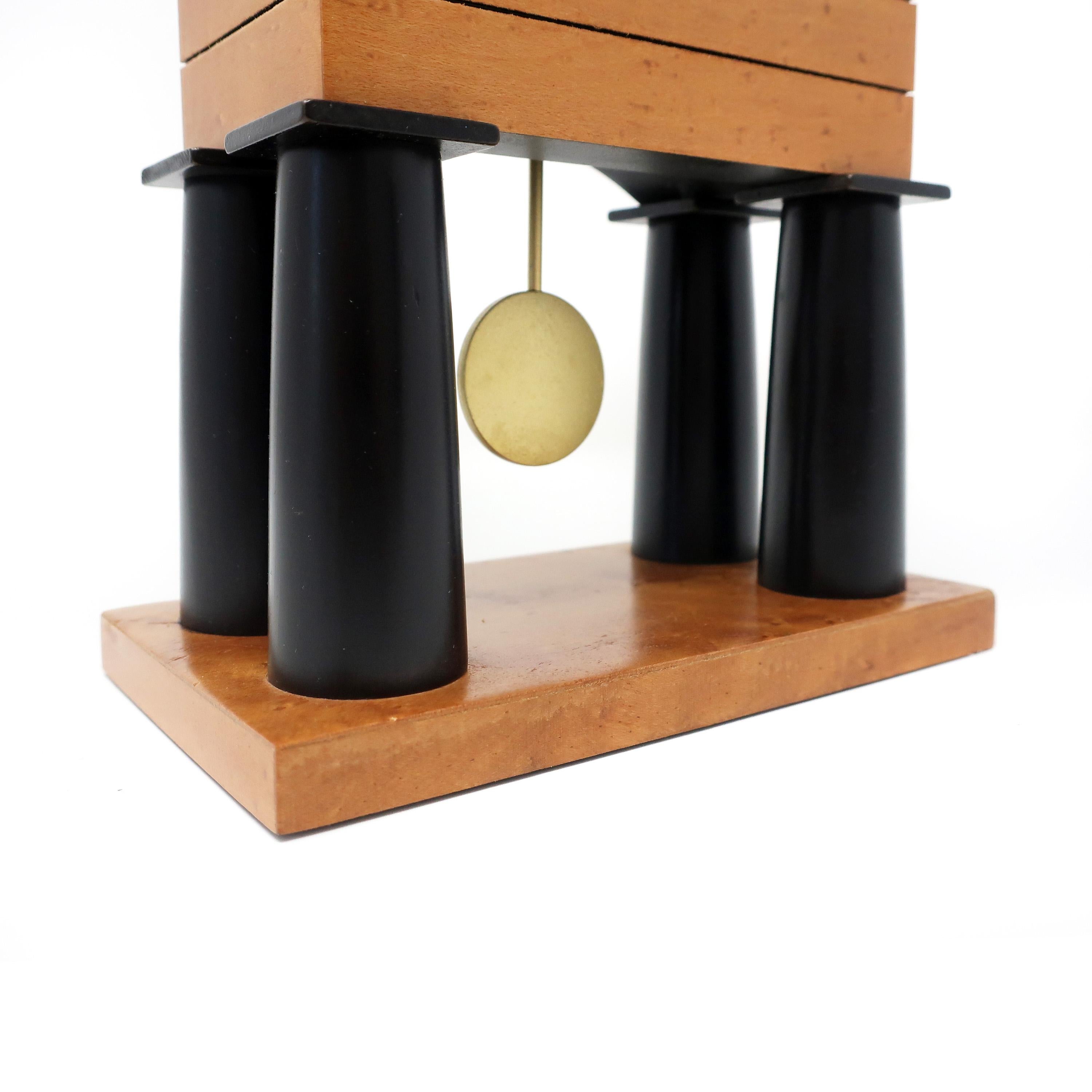 Italian Postmodern Mantle Clock by Michael Graves for Alessi