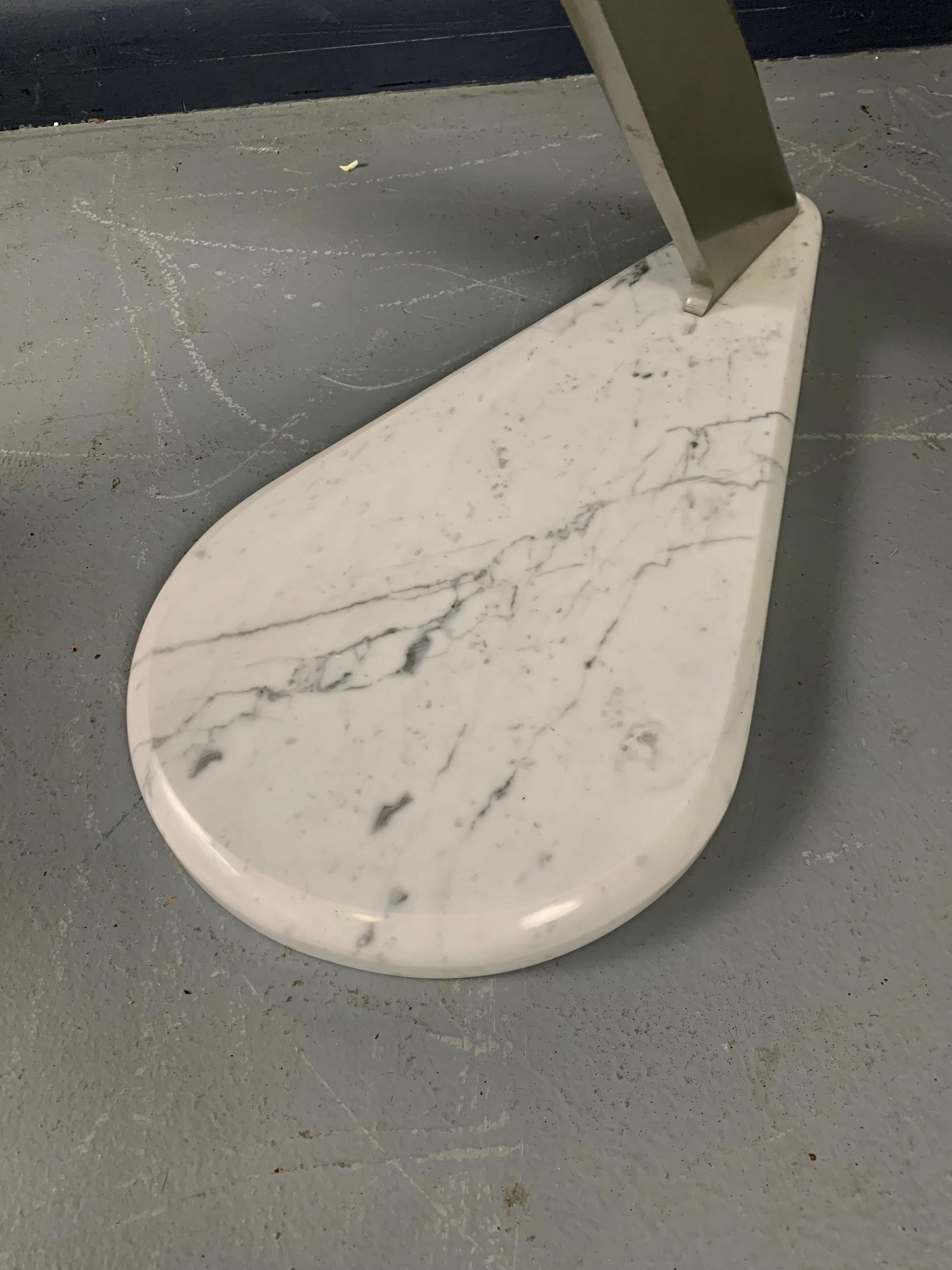 Post-Modern Postmodern Marble and Glass Drinks Tables by Bruce Kaiser of Kaiser Newman