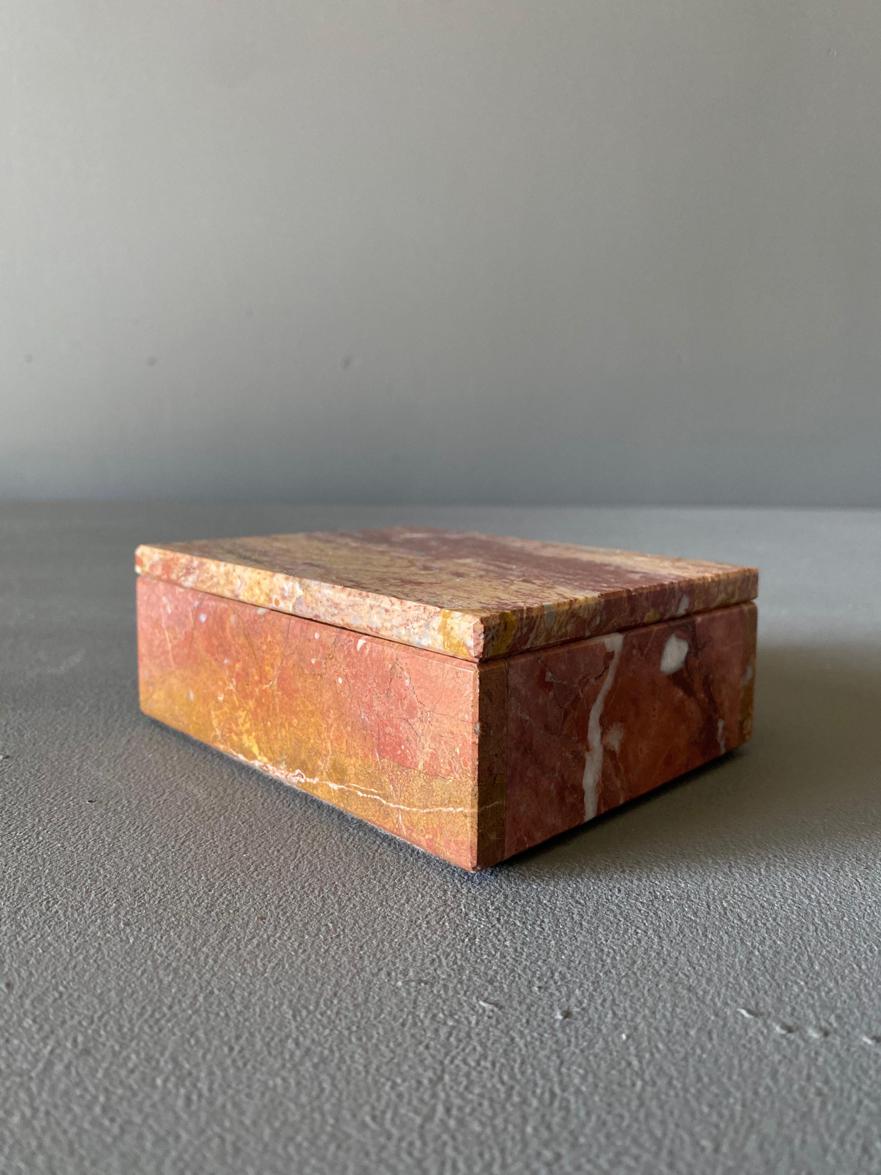 Postmodern Marble Box circa 1980 1