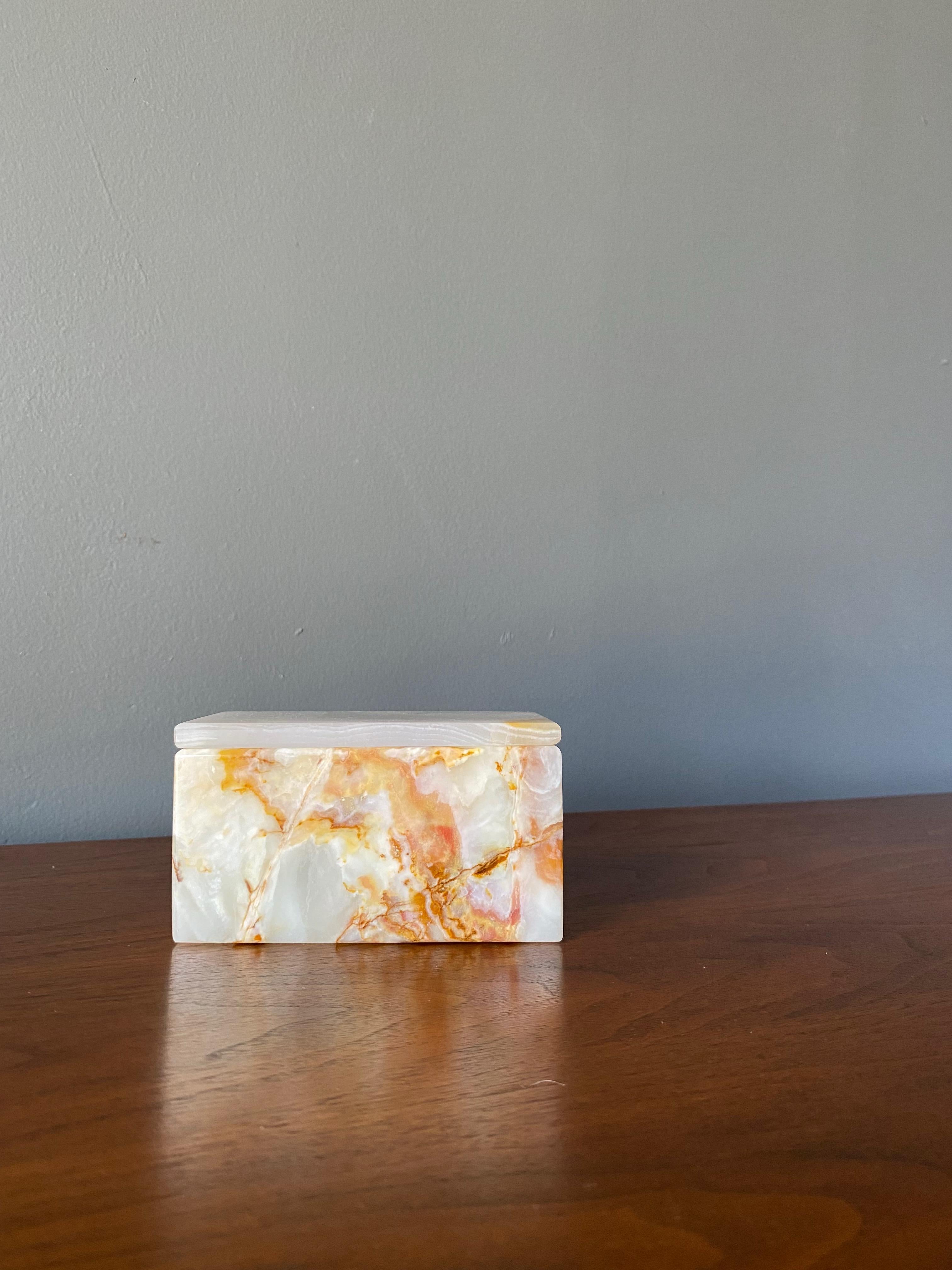 Postmodern Marble Box, Circa 1980s 3