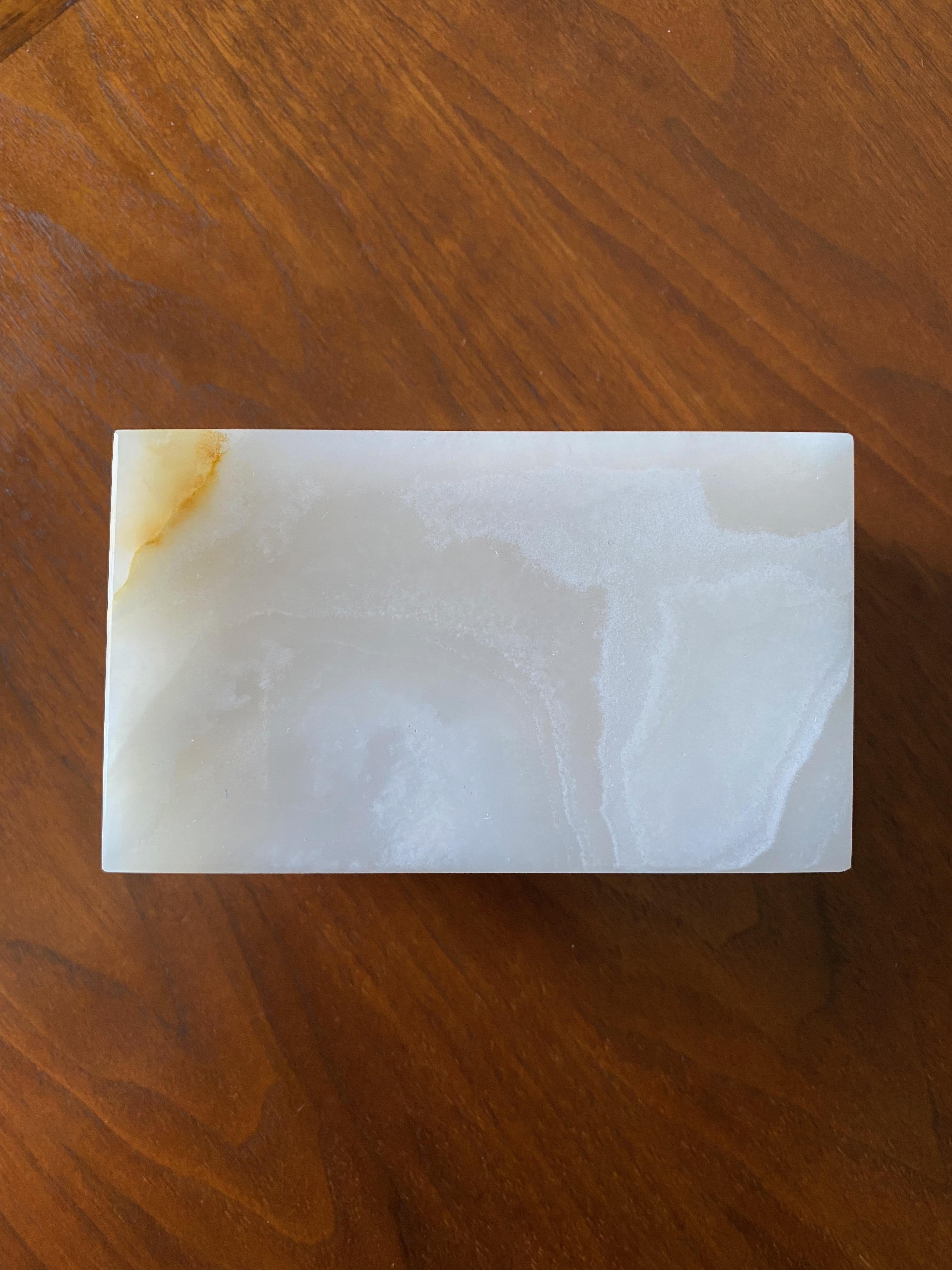 Postmodern Marble Box, Circa 1980s 2