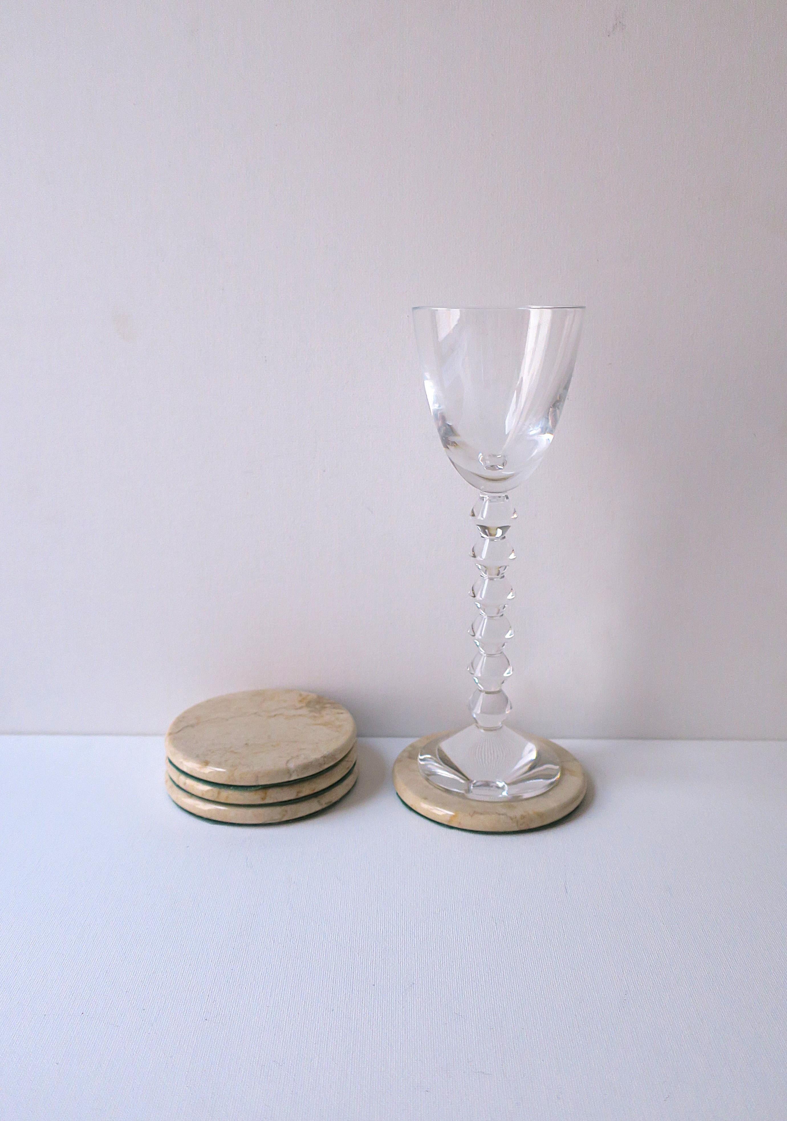 20th Century Postmodern Marble Coasters, circa '80s For Sale