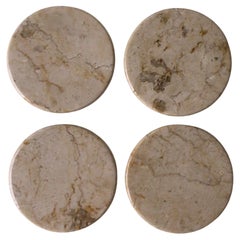 Vintage Postmodern Marble Coasters, circa '80s