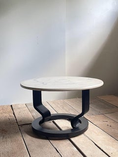 Postmodern Marmorino Coffee Table Sweden Circa 1980s