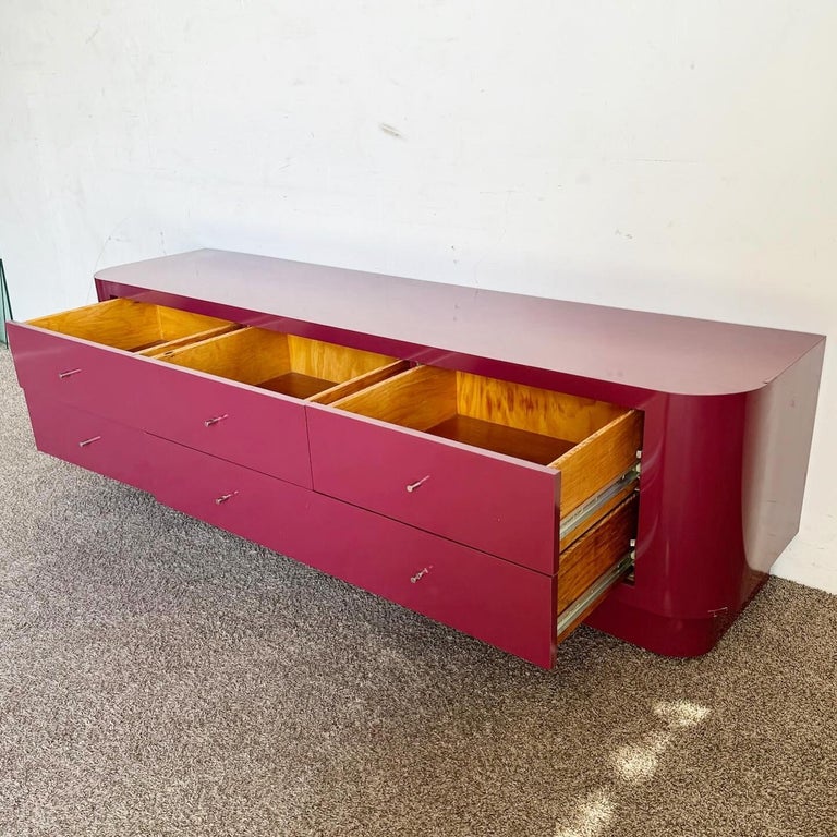 burgundy dresser The Zeus European Burgundy Large Dresser & Mirror