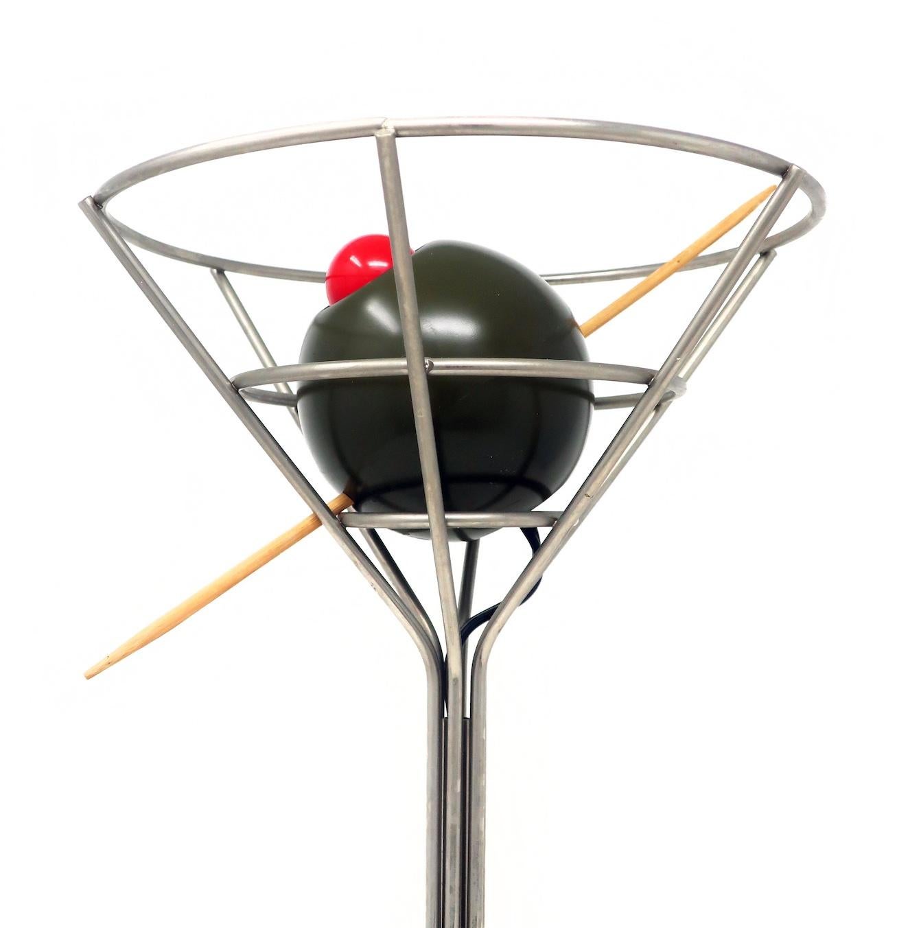 martini glass lamp