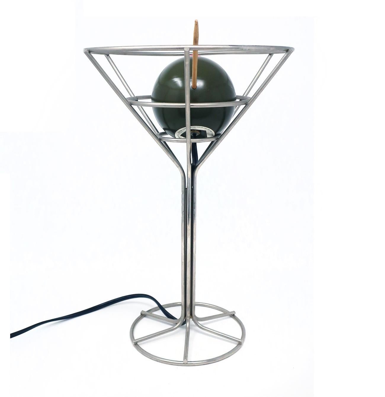 Post-Modern Pair of Postmodern Martini Lamps by David Krys